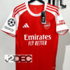 Arsenal อาร์เซน่อล ชุดเหย้า Home เกรดแฟนบอล ปี 2025/26 (อาร์ม UCL+ชื่อนักเตะ+เบอร์)