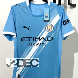 Man City แมนซิตี้ ชุดเหย้า Home เกรดแฟนบอล ปี 2025/26 (เสื้อเปล่า / ฟูลอาร์ม)