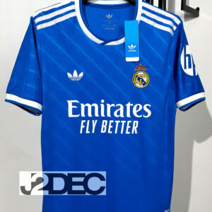 Real Madrid เรอัล มาดริด Third ชุดสาม เกรดแฟนบอล ปี 2025/26 (เสื้อเปล่า / ฟูลอาร์ม)
