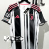 Juventus ยูเวนตุส Home ชุดเหย้า เกรดแฟนบอล ปี 2025/26 (อาร์ม UCL+ชื่อนักเตะ+เบอร์)