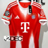 Bayern Muchen บาเยิร์น มิวนิค Home ชุดเหย้า เกรดแฟนบอล ปี 2025/26 ( อาร์ม ยูฟ่าแชมป์เปี้ยนลีก+ชื่อนักเตะ+เบอร์ )