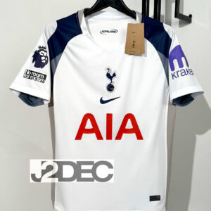 Spurs สเปอร์ส ชุดเหย้า Home เกรดแฟนบอล ปี 2025/26 (อาร์ม พรีเมียร์ลีก + ชื่อนักเตะ + เบอร์)