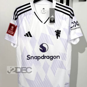 Man United แมนยู ชุดเยือน Away เกรดแฟนบอล ปี 2025/26 (อาร์ม FA Cup + ชื่อนักเตะ + เบอร์)