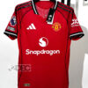 Man United แมนยู ชุดเหย้า Home เกรดนักเตะ PLAYER ปี 2025/26 (อาร์ม พรีเมียร์ลีก + ชื่อนักเตะ + เบอร์)