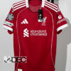 Liverpool ลิเวอร์พูล ชุดเหย้า Home เกรดนักเตะ PLAYER ปี 2025/26 (อาร์ม ยูฟ่าแชมป์เปี้ยนลีก + ชื่อนักเตะ + เบอร์)
