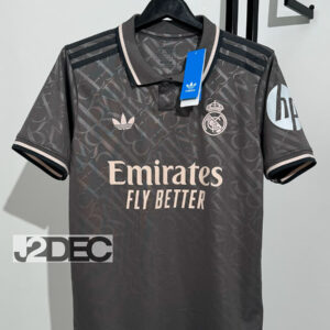 Real Madrid เรอัล มาดริด Third ชุดสาม เกรดแฟนบอล ปี 2024/25 (เสื้อเปล่า / ฟูลอาร์ม)