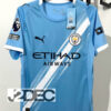 Man City แมนซิตี้ ชุดเหย้า Home เกรดแฟนบอล ปี 2025/26 (อาร์ม พรีเมียร์ลีก + ชื่อนักเตะ + เบอร์)