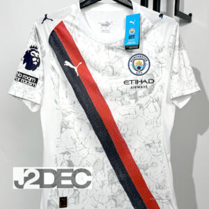 Man City แมนซิตี้ ชุดเยือน Away เกรดนักเตะ PLAYER ปี 2025/26 (อาร์ม พรีเมียร์ลีก + ชื่อนักเตะ + เบอร์)