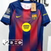 FC Barcelona บาร์เซโลน่า Home ชุดเหย้า เกรดแฟนบอล ปี 2025/26 ( อาร์ม ยูฟ่าแชมป์เปี้ยนลีก+ชื่อนักเตะ+เบอร์ )