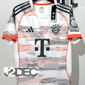 Bayern Muchen บาเยิร์น มิวนิค Away ชุดเยือน เกรดแฟนบอล ปี 2025/26 (เสื้อเปล่า / ฟูลอาร์ม)