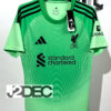 Liverpool ลิเวอร์พูล GK ชุดเหย้า Home เกรดแฟนบอล ปี 2025/26 (เสื้อเปล่า / ฟูลอาร์ม)