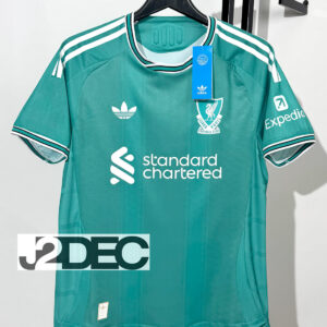 Liverpool ลิเวอร์พูล ชุดสาม Third เกรดนักเตะ PLAYER ปี 2025/26 (เสื้อเปล่า / ฟูลอาร์ม)