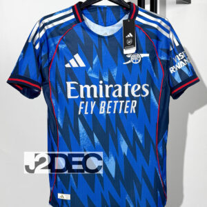 Arsenal อาร์เซน่อล ชุดเยือน Away เกรดนักเตะ PLAYER ปี 2025/26 (เสื้อเปล่า / ฟูลอาร์ม)