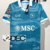 Napoli นาโบลี Home ชุดเหย้า เกรดแฟนบอล ปี 2025/26 (อาร์ม UCL+ชื่อนักเตะ+เบอร์)