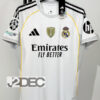 Real Madrid เรอัล มาดริด Home ชุดเหย้า เกรดแฟนบอล ปี 2025/26 ( อาร์ม ยูฟ่าแชมป์เปี้ยนลีก+ชื่อนักเตะ+เบอร์+FIFA 2024 )
