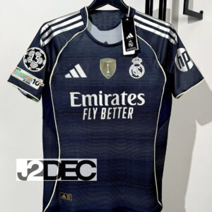 Real Madrid เรอัล มาดริด แ เกรดนักเตะ PLAYER ปี 2025/26 ( อาร์ม UCL+ชื่อนักเตะ+เบอร์+FIFA 2024 )