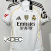Real Madrid เรอัล มาดริด Home ชุดเหย้า เกรดนักเตะ PLAYER ปี 2025/26 ( อาร์ม LALIGA+ชื่อนักเตะ+เบอร์+FIFA 2024 )