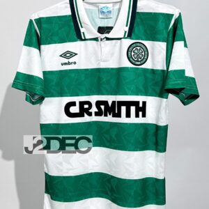 Celtic เซลติก Home ชุดเหย้า RETRO ปี 1989/1990 (เสื้อเปล่า)
