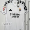 Real Madrid เรอัล มาดริด Home ชุดเหย้า เกรดแฟนบอล ปี 2024/25 ( อาร์ม LALIGA+ชื่อนักเตะ+เบอร์ )