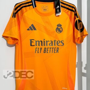 Real Madrid เรอัล มาดริด Away ชุดเยือน เกรดแฟนบอล ปี 2024/25 (เสื้อเปล่า / ฟูลอาร์ม)