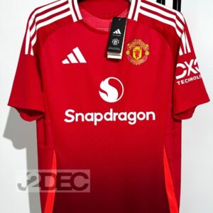 Man United แมนยู ชุดเหย้า Home เกรดนักเตะ PLAYER ปี 2024/25 (เสื้อเปล่า / ฟูลอาร์ม)