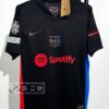 FC Barcelona บาร์เซโลน่า Away ชุดเยือน เกรดแฟนบอล ปี 2024/25 ( อาร์มUCL+ชื่อนักเตะ+เบอร์ )