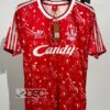Liverpool ลิเวอร์พูล Home ชุดเหย้า RETRO ปี 1989/1990 ( ชื่อนักเตะ + เบอร์)