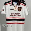 Man United แมนยู Away ชุดเยือน RETRO ปี 1997/99 (เสื้อเปล่า + ชื่อนักเตะ + เบอร์)
