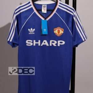Man United แมนยู Third ชุดสาม RETRO ปี 1988 ( ชื่อนักเตะ + เบอร์)