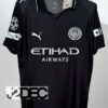 Man City แมนซิตี้ ชุดสาม Third เกรดนักเตะ PLAYER ปี 2025/26 (อาร์ม UCL + ชื่อนักเตะ + เบอร์)