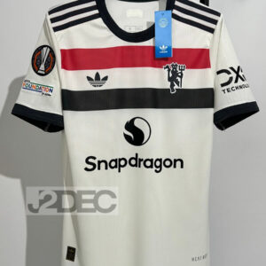 Man United แมนยู ชุดสาม Third เกรดนักเตะ PLAYER ปี 2024/25 (อาร์ม UEL + ชื่อนักเตะ + เบอร์)