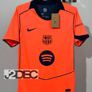 FC Barcelona บาร์เซโลน่า Third ชุดสาม เกรดแฟนบอล ปี 2025/26 (เสื้อเปล่า / ฟูลอาร์ม)